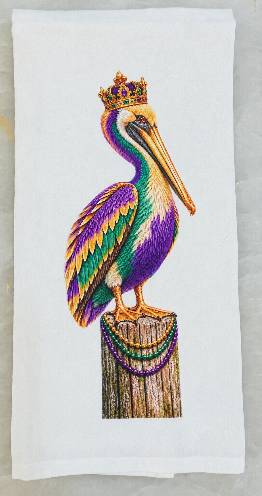 Pontchartrain Pelican Tea Towel